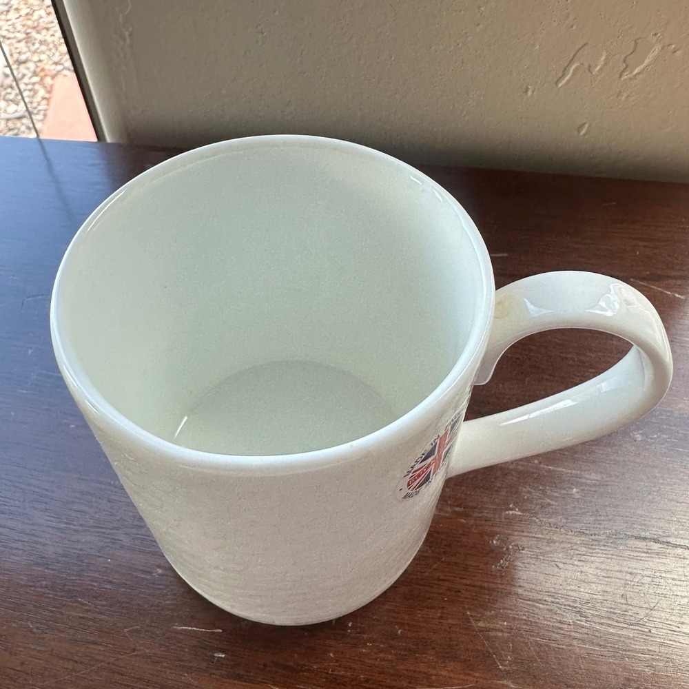 Roy Kirkham Mug White Leopard‎ Print Fine Bone China Made in England Cream Ivory - Picture 6 of 8